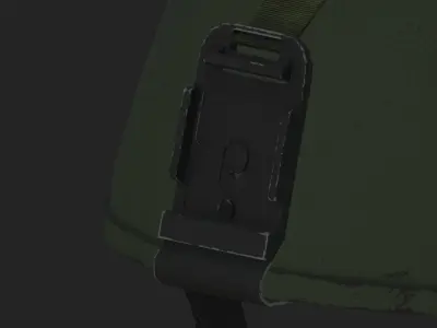 MICH 2001 Low-poly 3D model