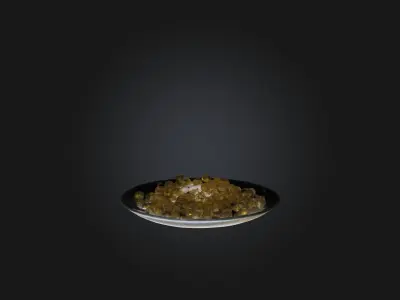 Fish Food Low-poly 3D model