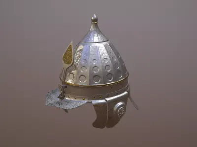 Turkish Medieval Helmet 3D model
