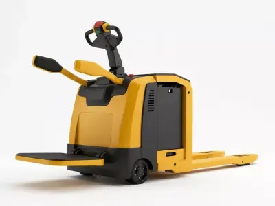 Industrial Logistics Electric Ride On Pallet Jack 3D model