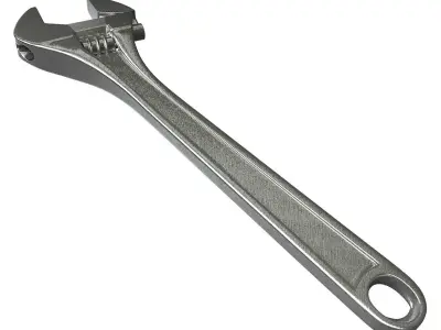Adjustable Spanner 3D model order
