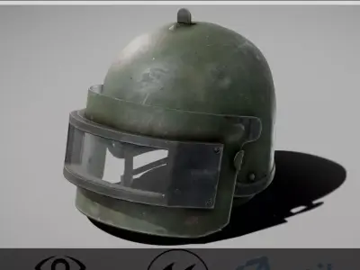 Altyn military helmet Low-poly 3D model