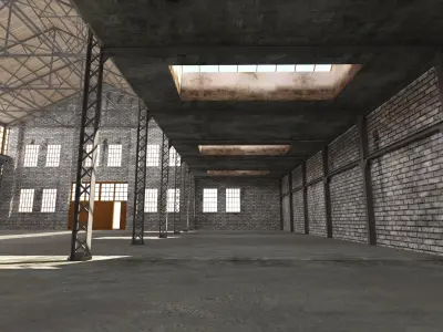 Interior Factory- Vol 04- High detail 3d models Low-poly 3D model
