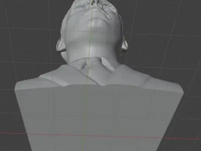 Charles Lindbergh 3D print model