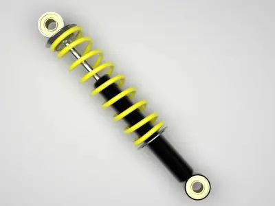 Car Shock Absorber 3D model