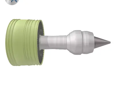 Ge90 94b engine UPDATED 3D print model
