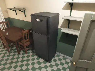 Industrial Fridge Low-poly 3D model