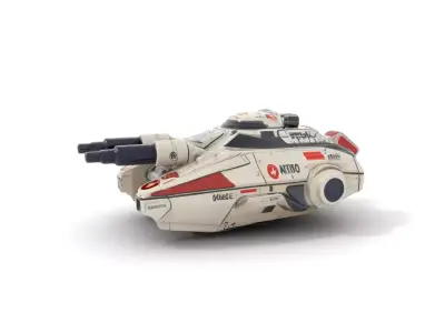 Futuristic Medical Blaster model pack Low-poly 3D model