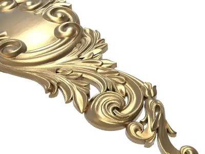 decorative pattern ready for 3D printing 3D model 62