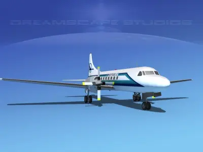 Convair CV-580 Republic 3D model