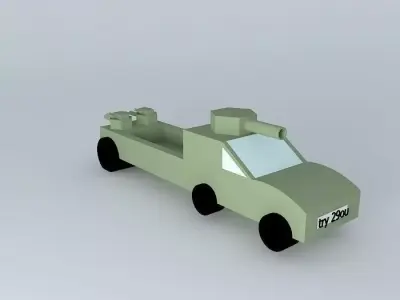 gunning truck Free 3D model