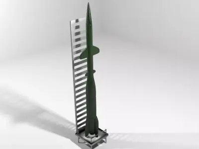 Rocket Missile - EKR 3D model