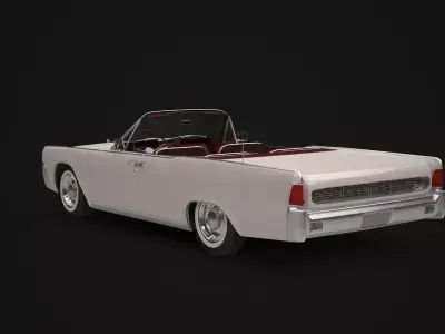 Lincoln Continental Convetible 1962 3D model