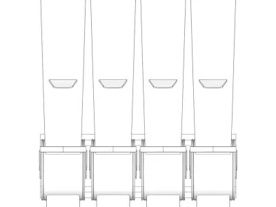 SlimLine Dispensers 3D model