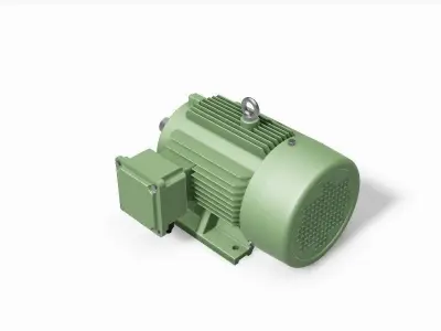 100L B3 Right IEC electric motor - 3D CAD model 3D model