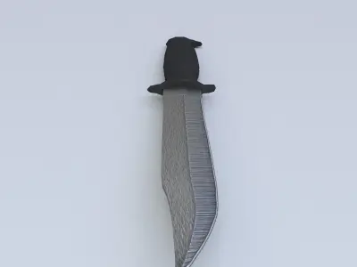 Combat Knife Free low-poly 3D model buy
