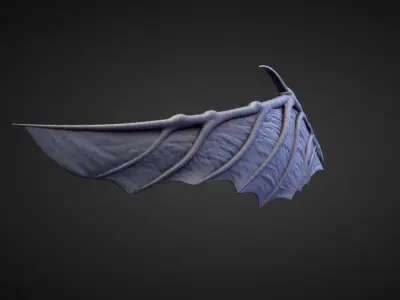 WING39 high poly sculpt 3D model
