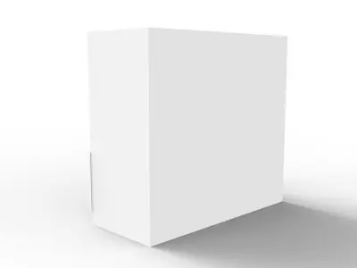 Modern Drawer Low-poly 3D model