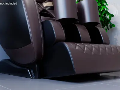 Home Spa Massage Recliner Brown 3D model