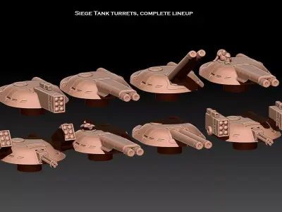 Dune 2 Siege Tank 3D print model