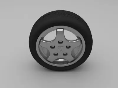 Porsche Wheel 3D model by dragosburian
