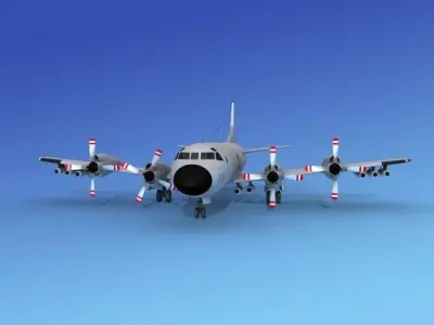 Lockheed P-3 Orion US Navy 8 3D model