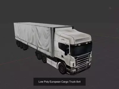 Semi Truck 3D Models Pack