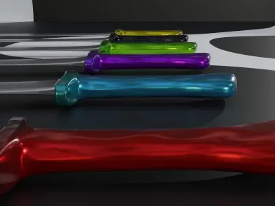 Cool Swords Low-poly 3D model