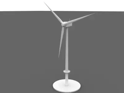 WIND TURBINE OFFSHORE 3D model purchase
