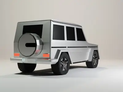Low Poly Mercedes-Benz G Class Low-poly 3D model
