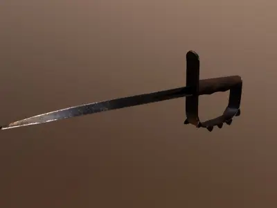 M1917 Knife  Low-poly 3D model