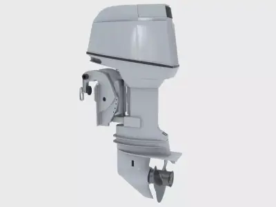 Outboard 60HP 3D model