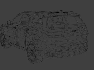 5 lowpoly SUV Pack 
