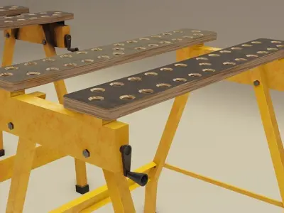 Portable Workbench  3D model
