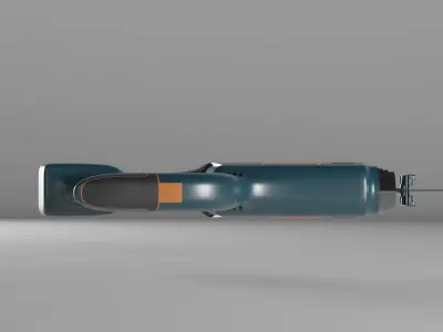 generic reciprocating saw game ready Low-poly 3D model