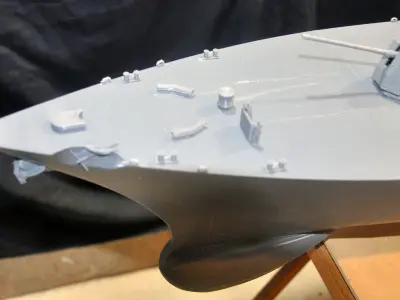 1 96 Arleigh Burke DDG RC Model Ship 3D print model