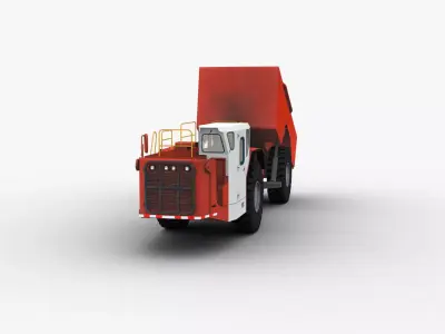Minetruck MT2010 Low-poly 3D model