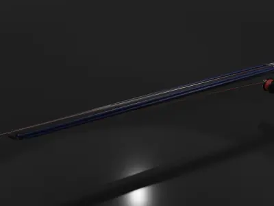 Pro Speargun Low-poly 3D model