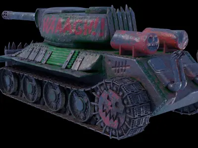 Ork Tank T-34-85 3D model 3D model