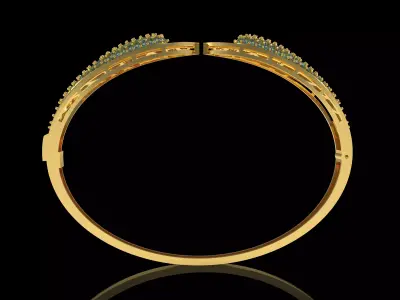 Art Deco Bracelet 31 3D print model