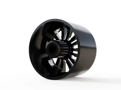 MOTO METAL RAZOR WHEEL 3D MODEL 3D model
