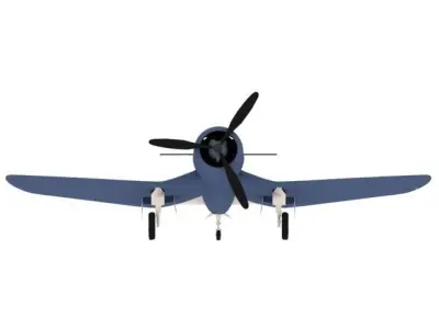AIRCRAFT F4U1 Free 3D model
