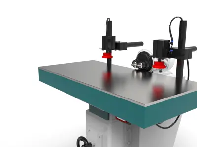 Horizontal drilling machine 3D model