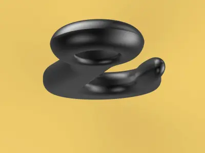 STANDARD EYE HOOK FORGED SINGLE LIFTING CRANE HOOKS HOIST TON 3D model