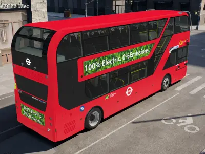 Alexander Dennis BYD 500 Electric Bus 3D model