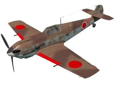 Messerschmitt Bf 109 E7 3D model