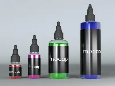 bottle with dispenser 3D model