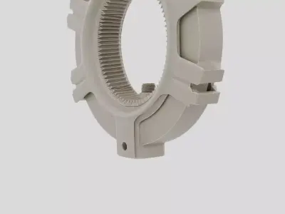 Industrial Pipe Valve Wheel for 3D print 3D model