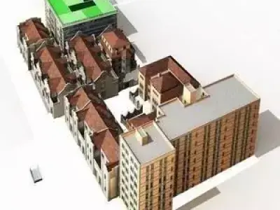 Multi Residential 3D model 23