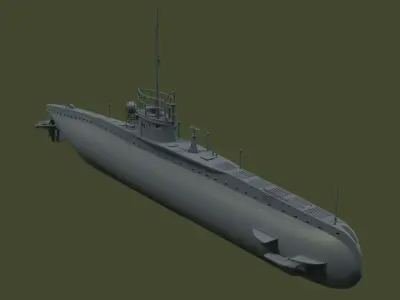 SM UC 5 U-boat - RC 3D print model